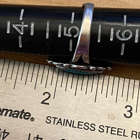 Turquoise 925 Sterling silver Ring - Picture 7 of 7